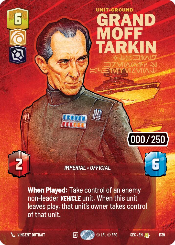 Grand Moff Tarkin - Taking Krennic's Achievement (Serialized) (1139) (1139) [Secrets of Power] | Exor Games New Glasgow