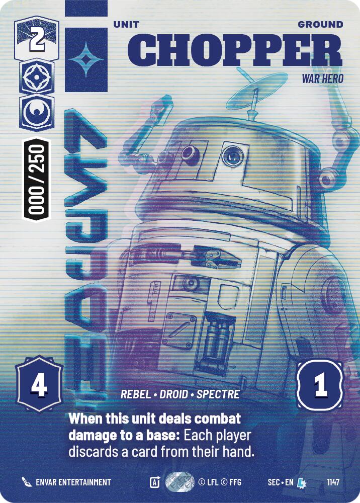 Chopper - War Hero (Serialized) (1147) (1147) [Secrets of Power] | Exor Games New Glasgow