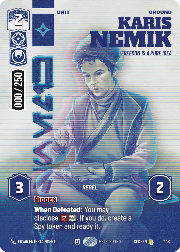 Karis Nemik - Freedom is a Pure Idea (Serialized) (1148) (1148) [Secrets of Power] | Exor Games New Glasgow