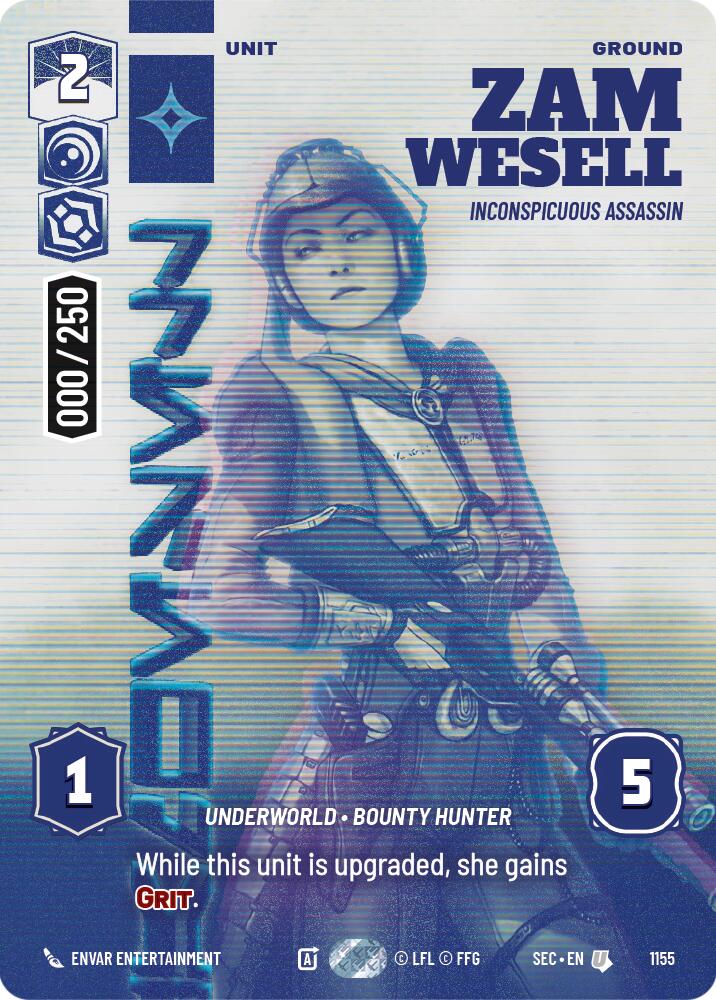 Zam Wesell - Inconspicuous Assassin (Serialized) (1155) (1155) [Secrets of Power] | Exor Games New Glasgow