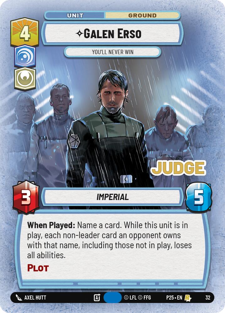 Galen Erso - You'll Never Win (32) (32) [Judge Promos] | Exor Games New Glasgow