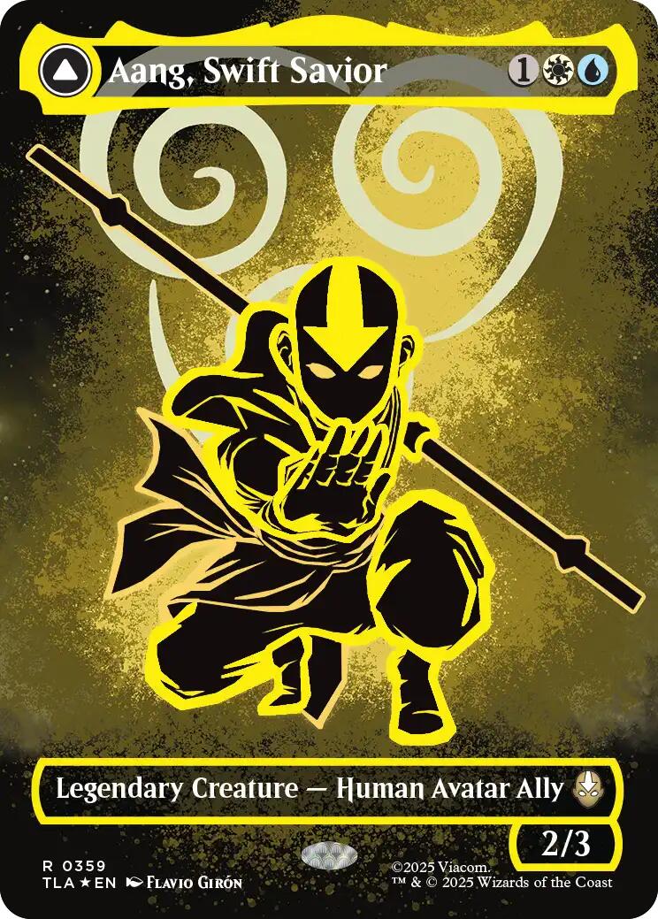 Aang, Swift Savior (359) (Borderless) [Avatar: The Last Airbender] | Exor Games New Glasgow