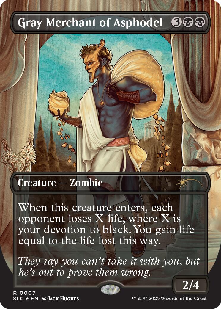 Gray Merchant of Asphodel (Halo Foil) [Secret Lair Countdown Kit] | Exor Games New Glasgow