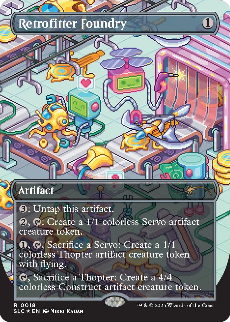 Retrofitter Foundry (Halo Foil) [Secret Lair Countdown Kit] | Exor Games New Glasgow