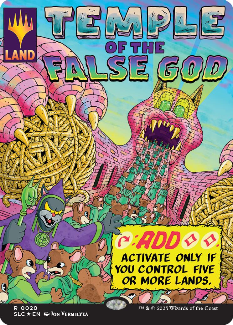 Temple of the False God (Halo Foil) [Secret Lair Countdown Kit] | Exor Games New Glasgow