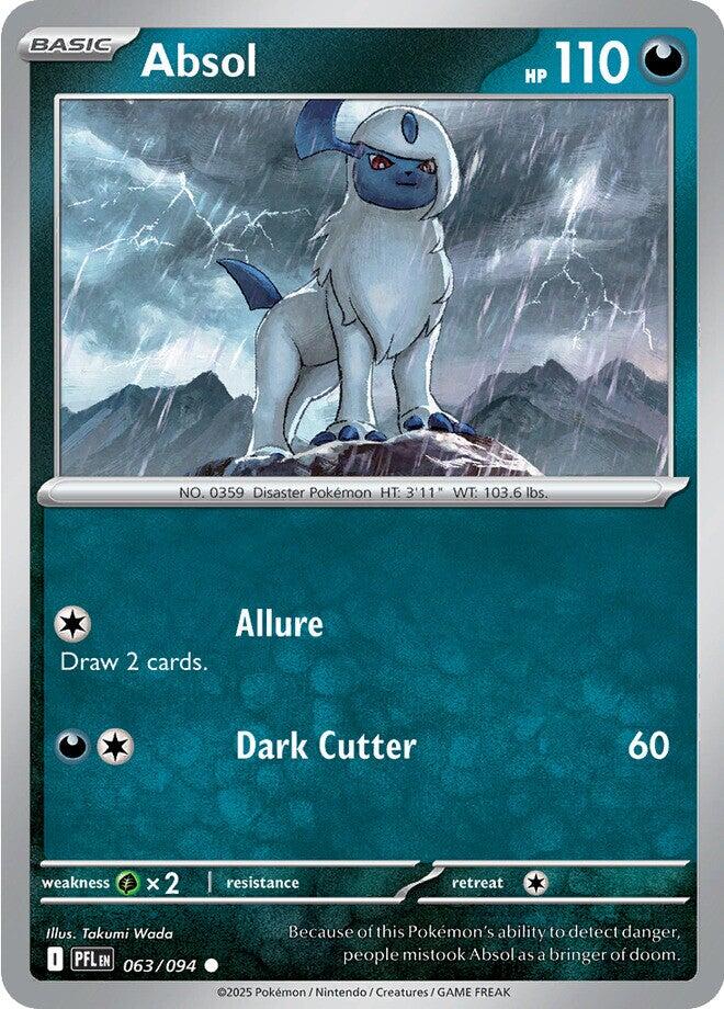 Absol (063/094) [Mega Evolution: Phantasmal Flames] | Exor Games New Glasgow