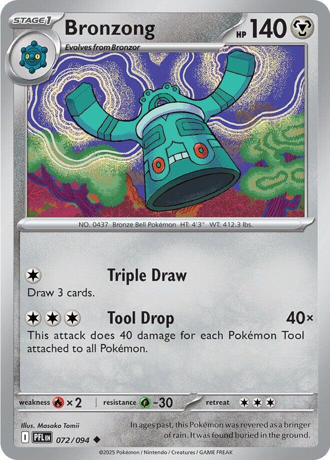 Bronzong (072/094) [Mega Evolution: Phantasmal Flames] | Exor Games New Glasgow