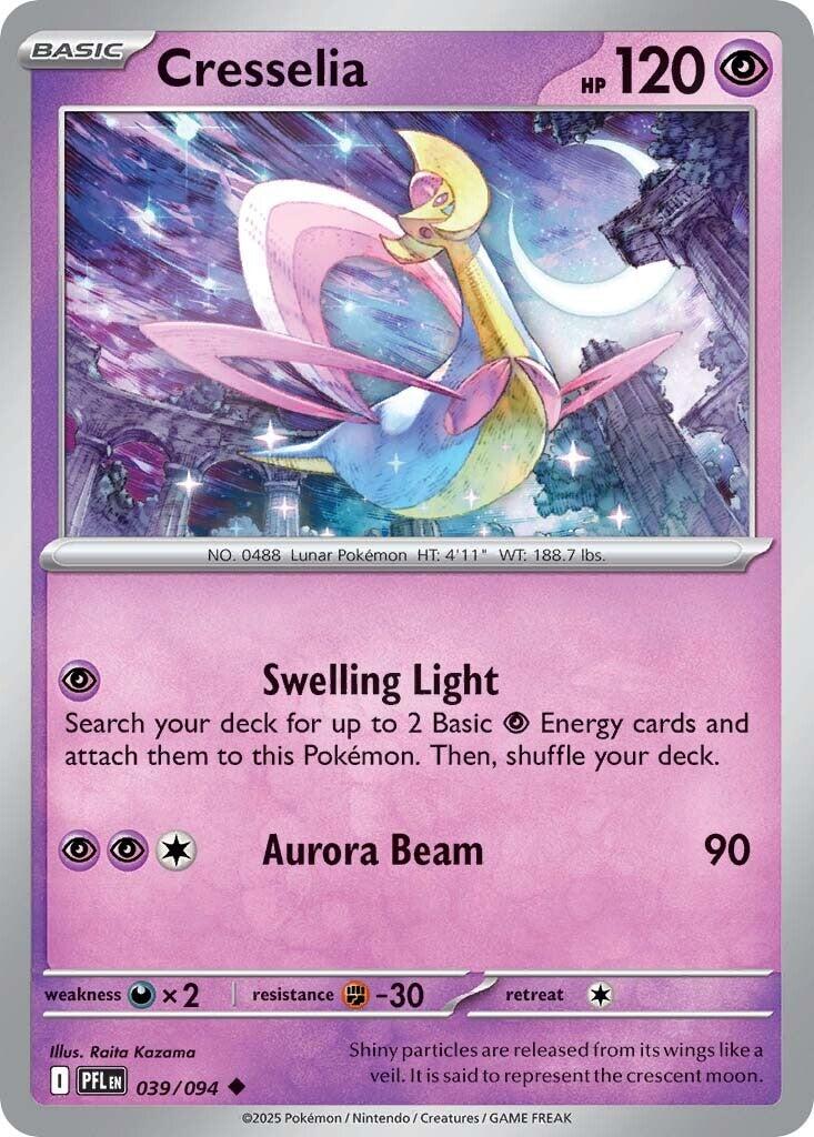 Cresselia (039/094) [Mega Evolution: Phantasmal Flames] | Exor Games New Glasgow
