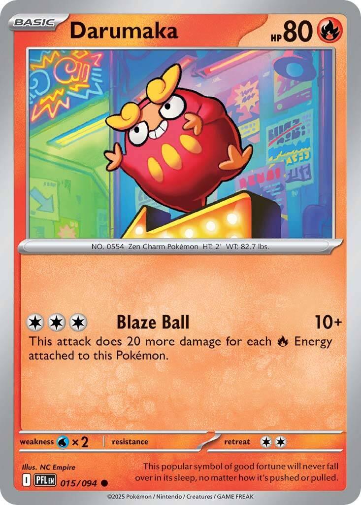 Darumaka (015/094) [Mega Evolution: Phantasmal Flames] | Exor Games New Glasgow