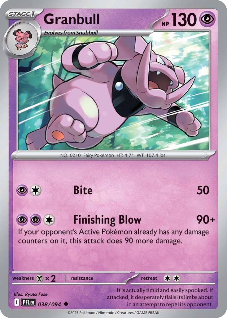 Granbull (038/094) [Mega Evolution: Phantasmal Flames] | Exor Games New Glasgow