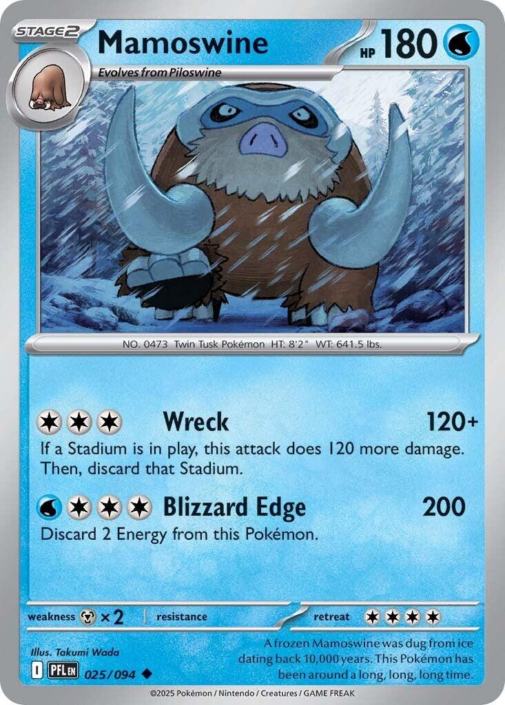 Mamoswine (025/094) [Mega Evolution: Phantasmal Flames] | Exor Games New Glasgow