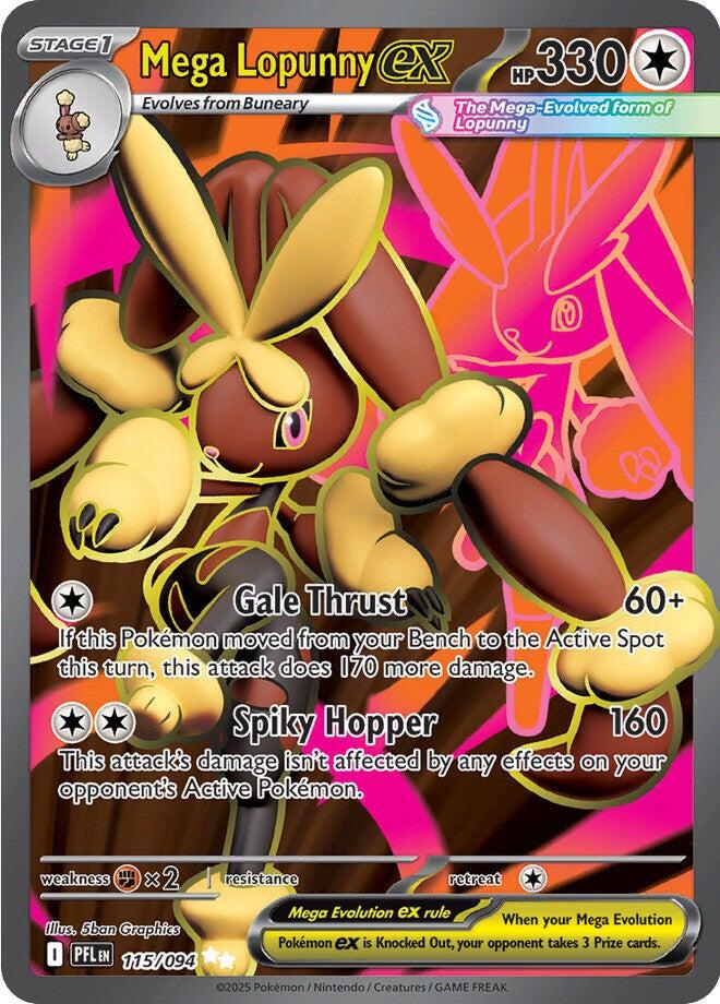 Mega Lopunny ex (115/094) [Mega Evolution: Phantasmal Flames] | Exor Games New Glasgow