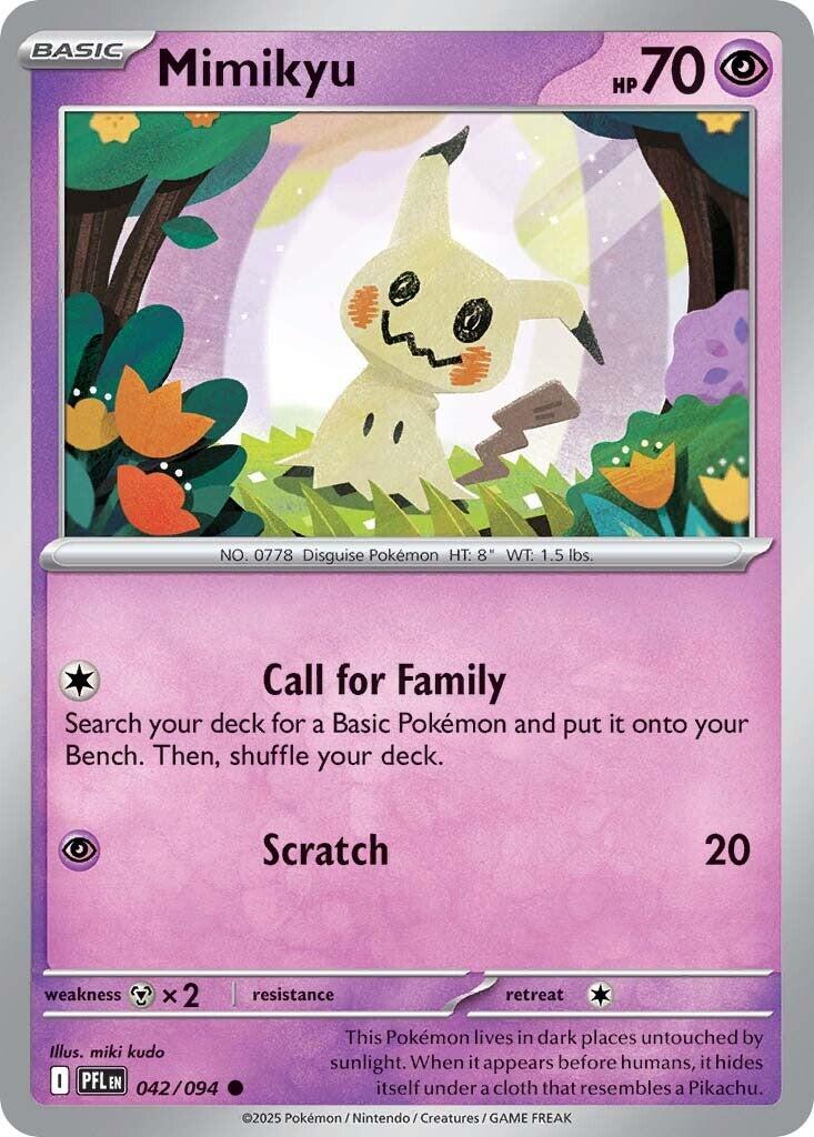 Mimikyu (042/094) [Mega Evolution: Phantasmal Flames] | Exor Games New Glasgow