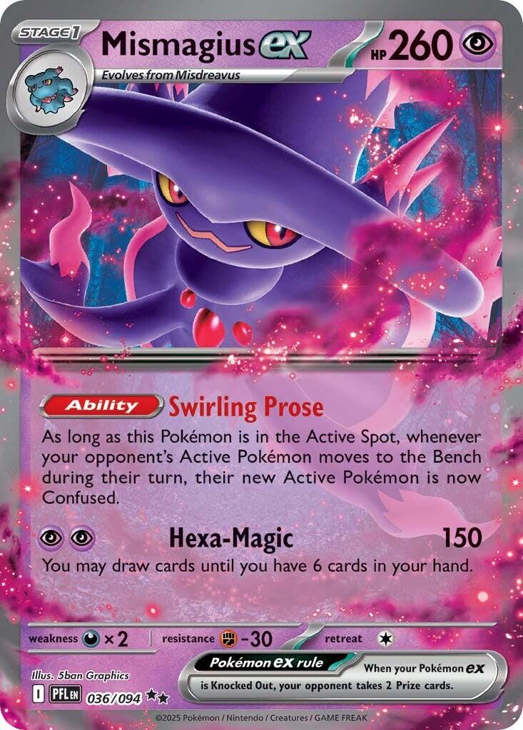 Mismagius ex (036/094) [Mega Evolution: Phantasmal Flames] | Exor Games New Glasgow