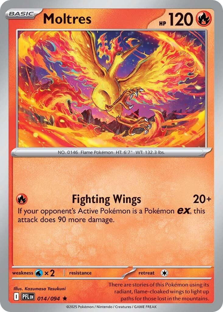 Moltres (014/094) [Mega Evolution: Phantasmal Flames] | Exor Games New Glasgow