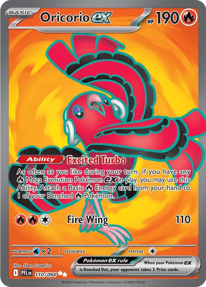 Oricorio ex (110/094) [Mega Evolution: Phantasmal Flames] | Exor Games New Glasgow