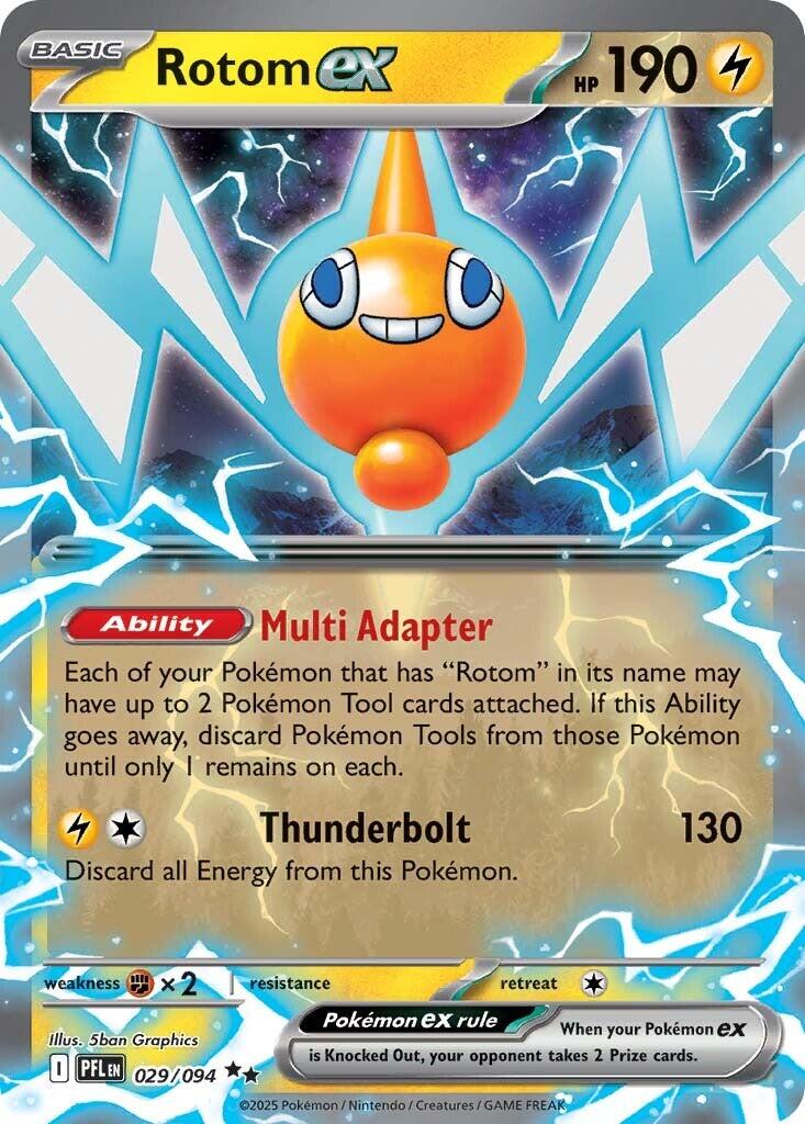 Rotom ex (029/094) [Mega Evolution: Phantasmal Flames] | Exor Games New Glasgow