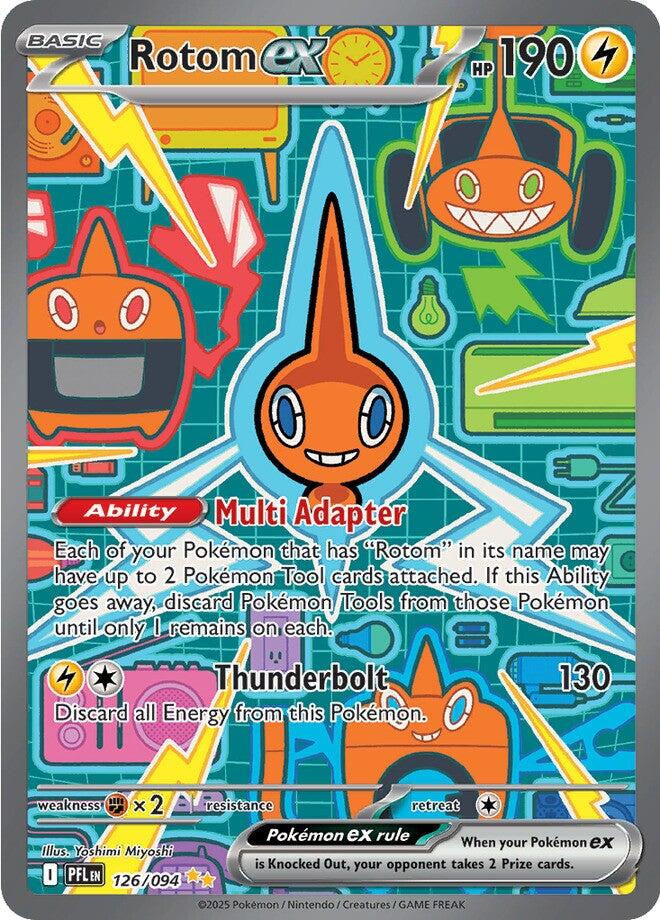 Rotom ex (126/094) [Mega Evolution: Phantasmal Flames] | Exor Games New Glasgow