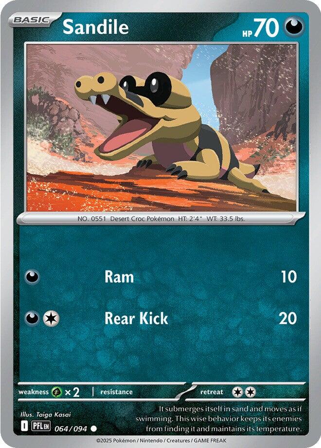 Sandile (064/094) [Mega Evolution: Phantasmal Flames] | Exor Games New Glasgow