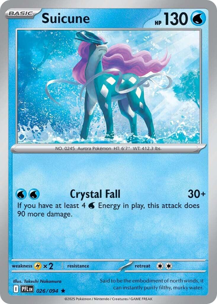 Suicune (026/094) [Mega Evolution: Phantasmal Flames] | Exor Games New Glasgow
