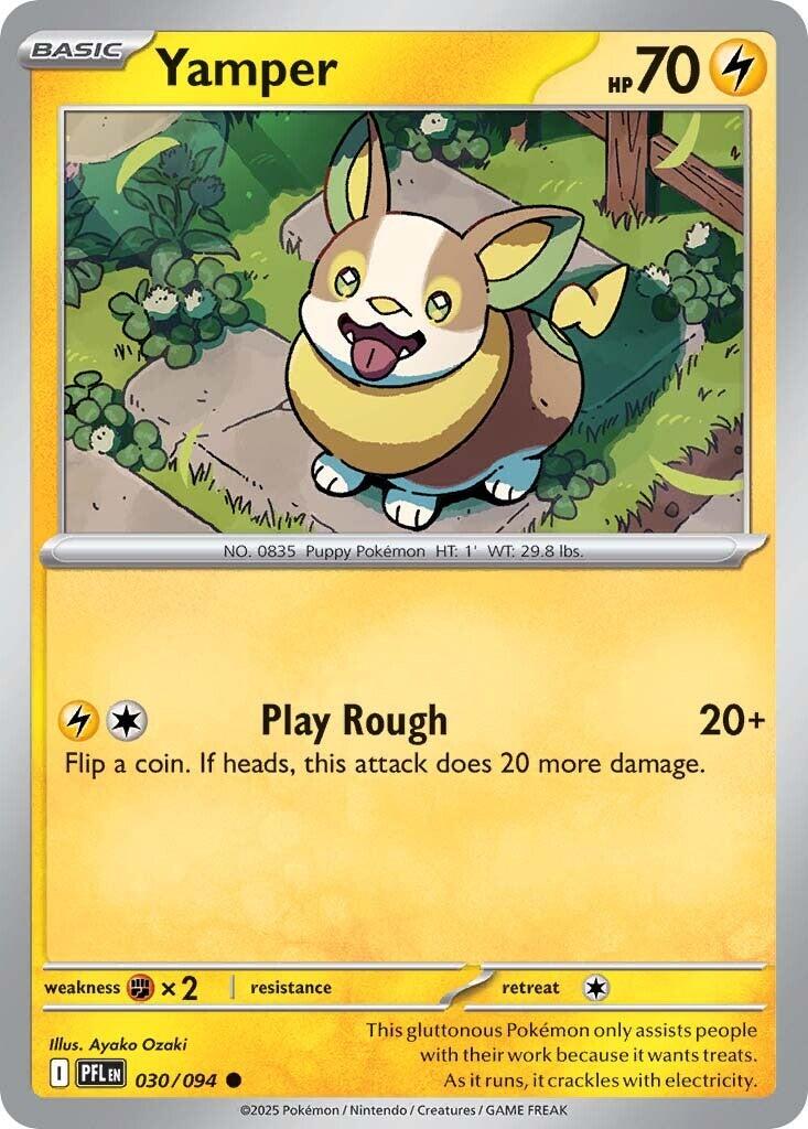 Yamper (030/094) [Mega Evolution: Phantasmal Flames] | Exor Games New Glasgow