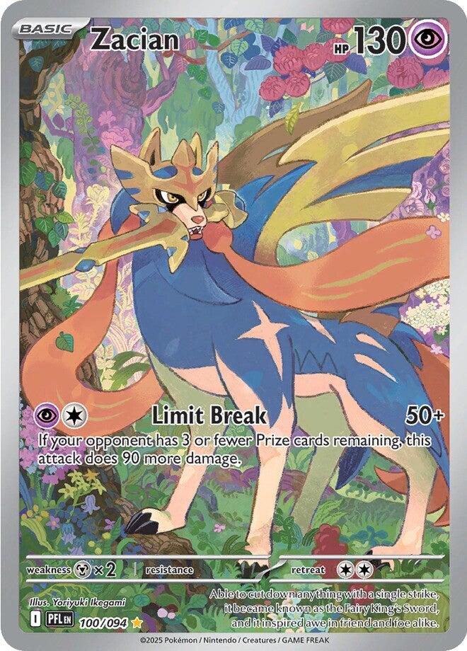 Zacian (100/094) [Mega Evolution: Phantasmal Flames] | Exor Games New Glasgow