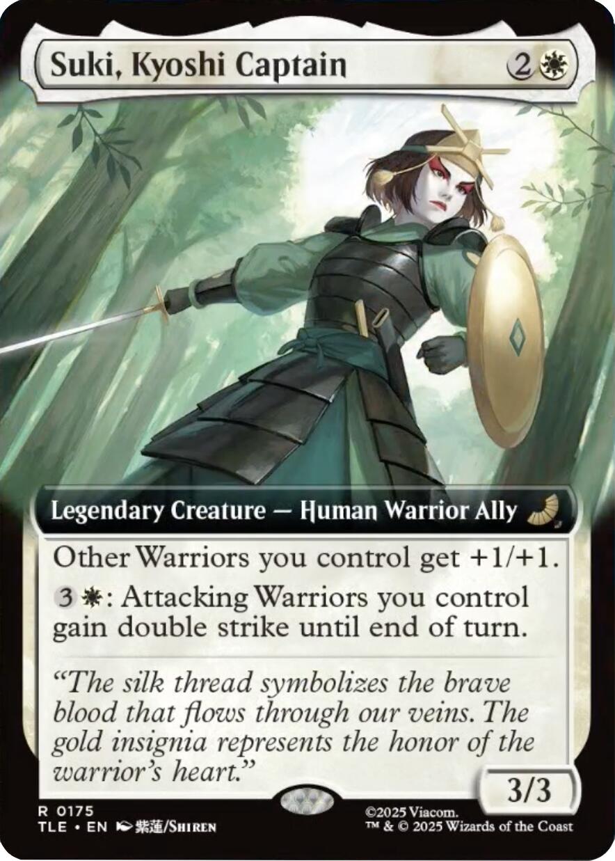 Suki, Kyoshi Captain (Extended Art) [Avatar: The Last Airbender: Eternal-Legal] | Exor Games New Glasgow