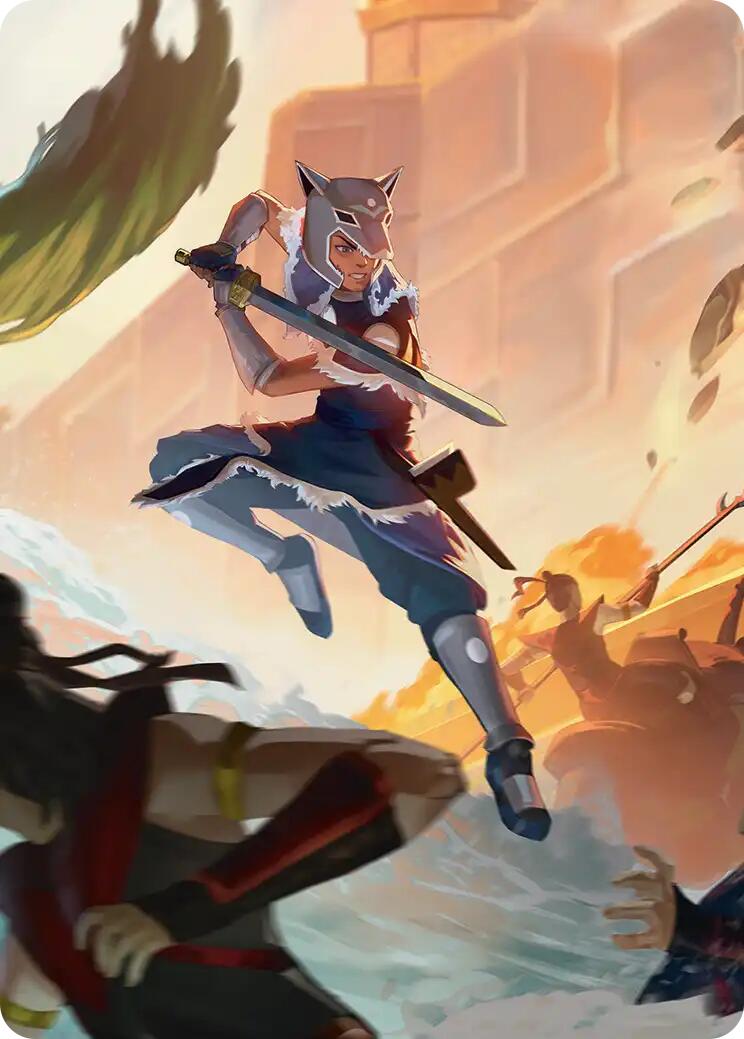 Sokka's Charge Art Card [Avatar: The Last Airbender Art Series] | Exor Games New Glasgow