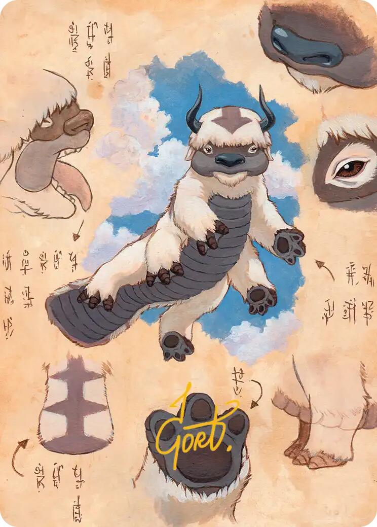 Appa, Steadfast Guardian Art Card (Gold-Stamped Signature) [Avatar: The Last Airbender Art Series] | Exor Games New Glasgow