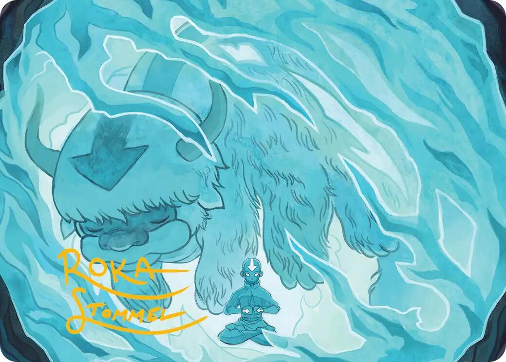 Aang's Iceberg 2 Art Card (Gold-Stamped Signature) [Avatar: The Last Airbender Art Series] | Exor Games New Glasgow