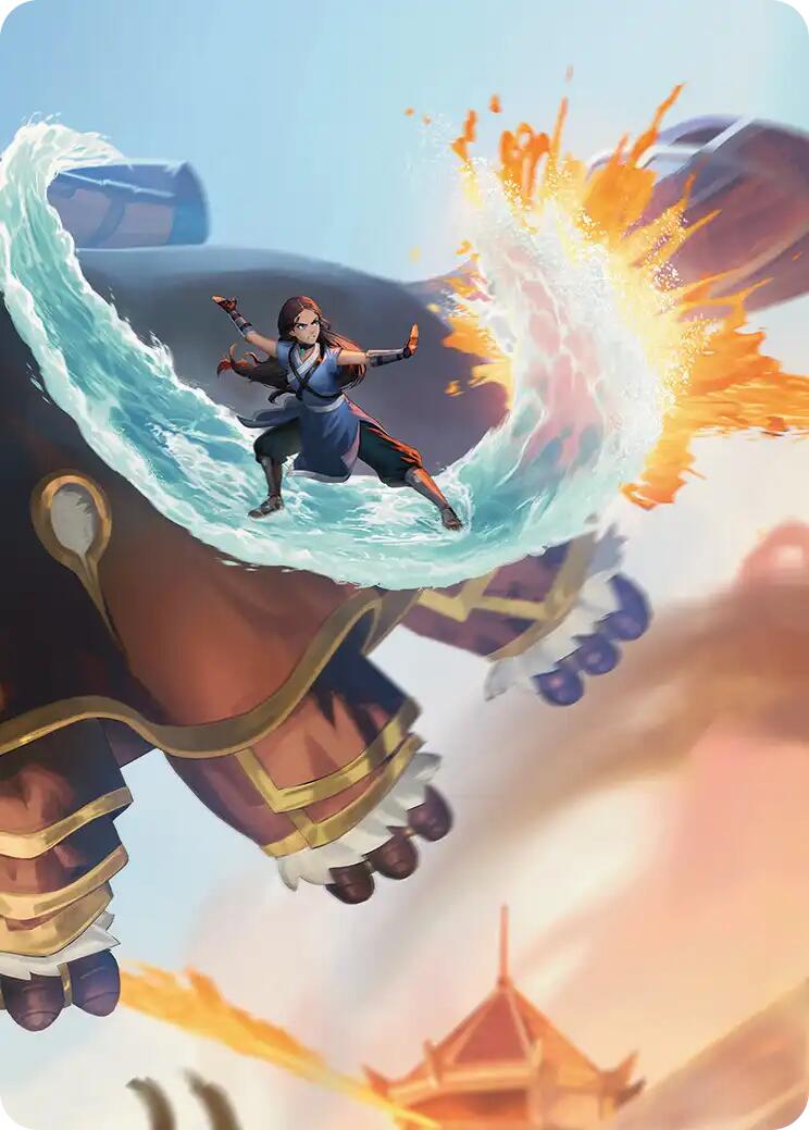 Katara's Reversal Art Card [Avatar: The Last Airbender Art Series] | Exor Games New Glasgow