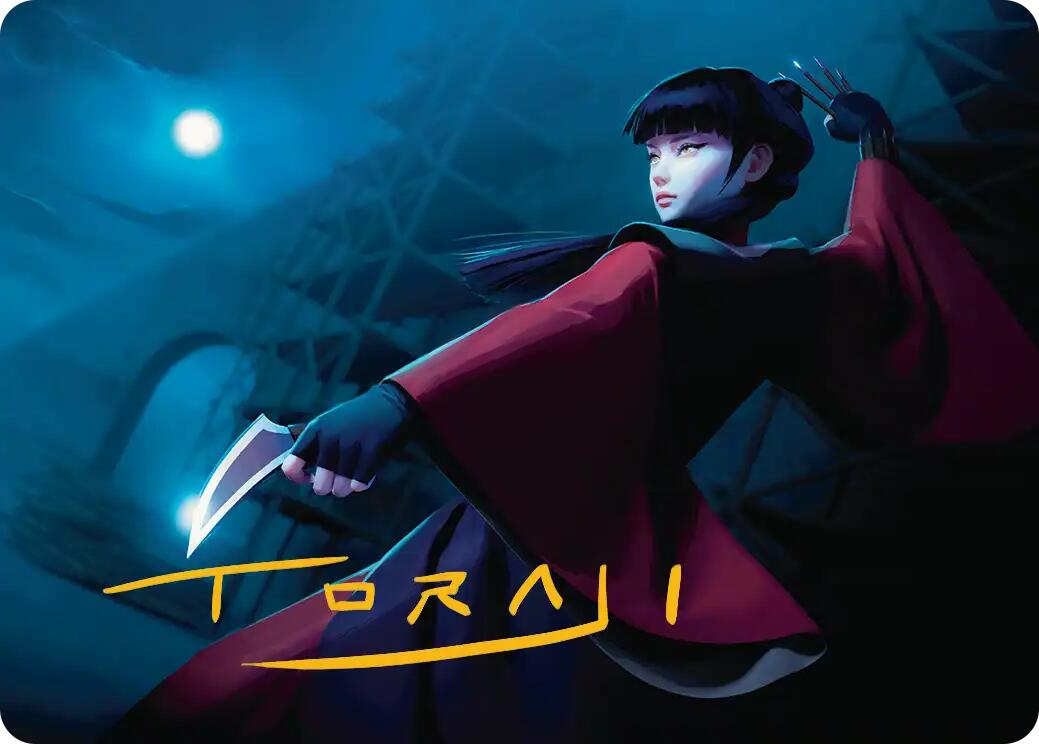 Mai, Jaded Edge Art Card (Gold-Stamped Signature) [Avatar: The Last Airbender Art Series] | Exor Games New Glasgow