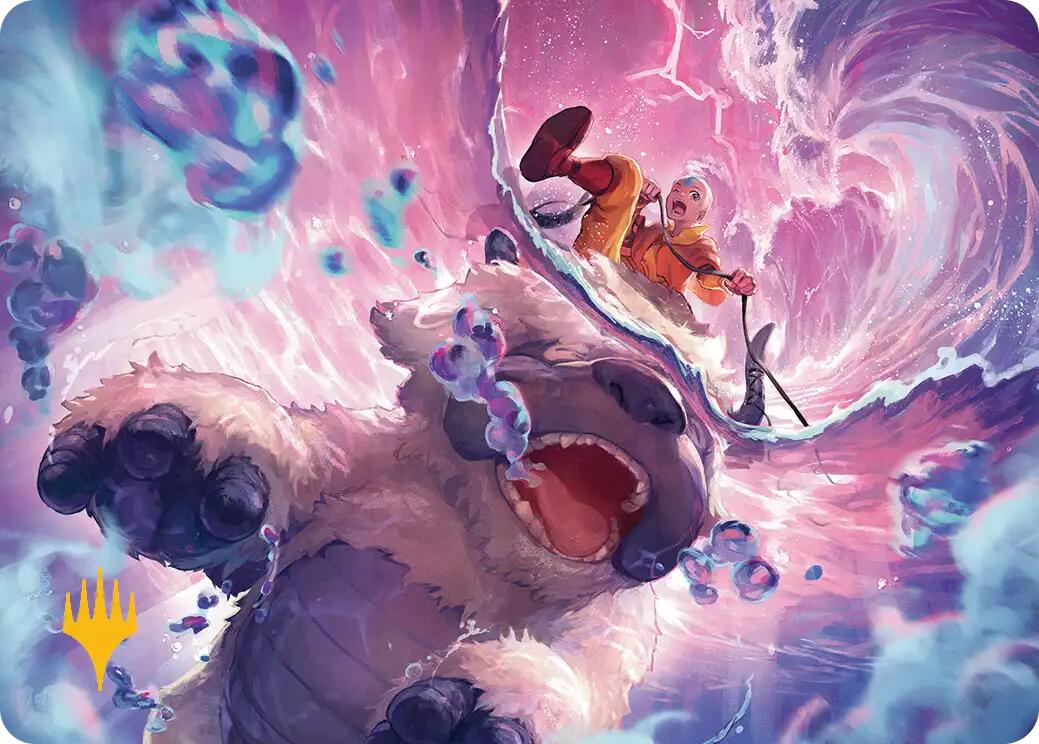 Storm of Memories Art Card (Gold-Stamped Planeswalker Symbol) [Avatar: The Last Airbender Art Series] | Exor Games New Glasgow