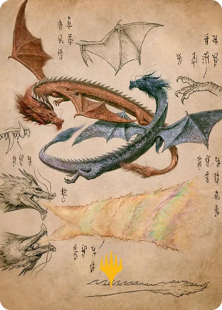 Ran and Shaw Art Card (Gold-Stamped Planeswalker Symbol) [Avatar: The Last Airbender Art Series] | Exor Games New Glasgow