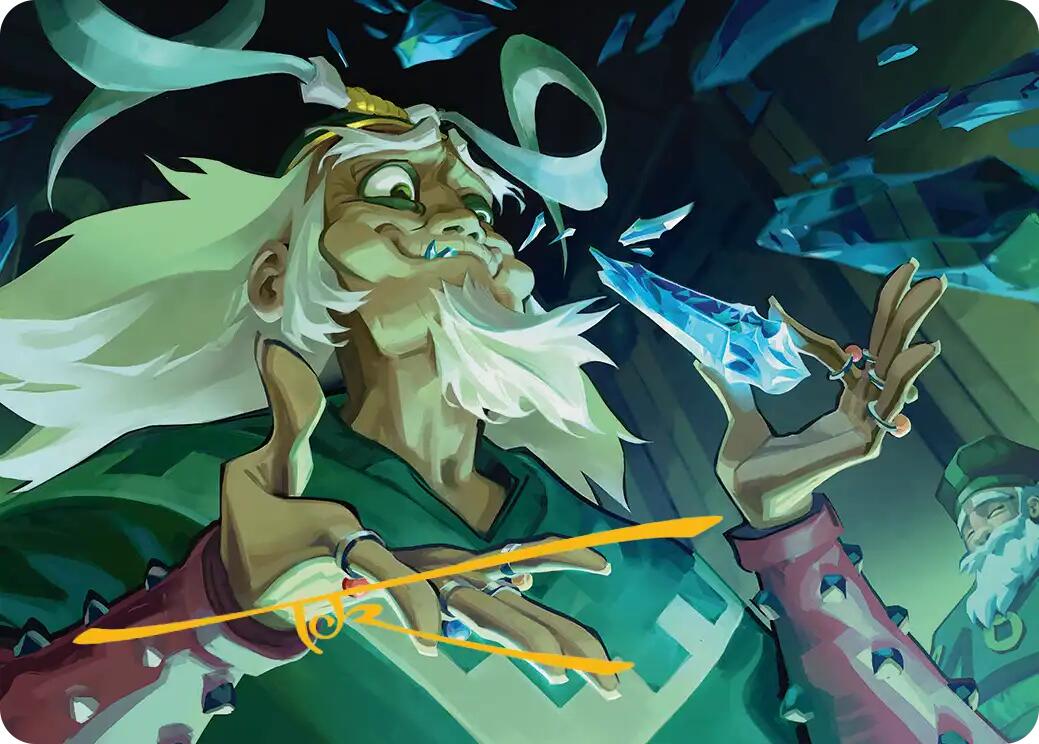 Bumi, King of Three Trials Art Card (Gold-Stamped Signature) [Avatar: The Last Airbender Art Series] | Exor Games New Glasgow