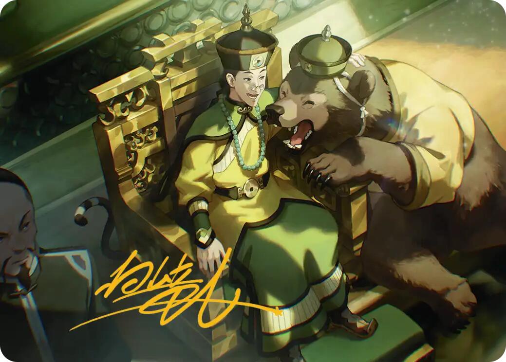 The Earth King Art Card (Gold-Stamped Signature) [Avatar: The Last Airbender Art Series] | Exor Games New Glasgow