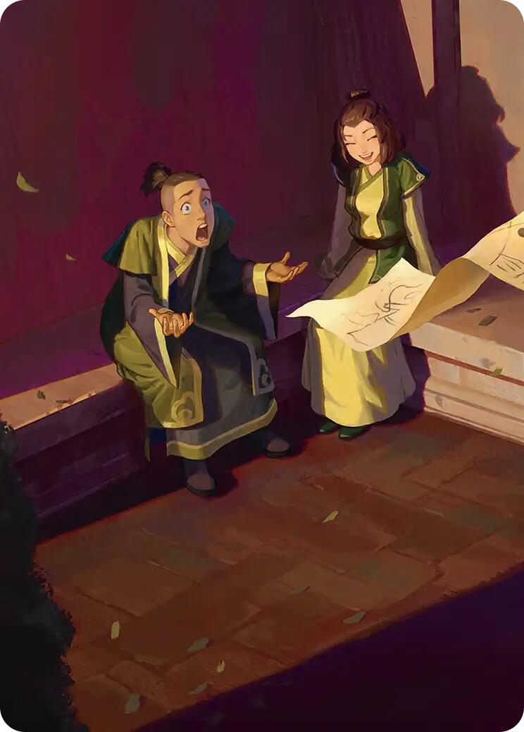 Sokka and Suki Art Card [Avatar: The Last Airbender Art Series] | Exor Games New Glasgow