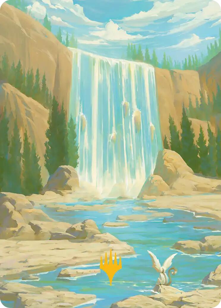 Island Art Card (Gold-Stamped Signature) [Avatar: The Last Airbender Art Series] | Exor Games New Glasgow