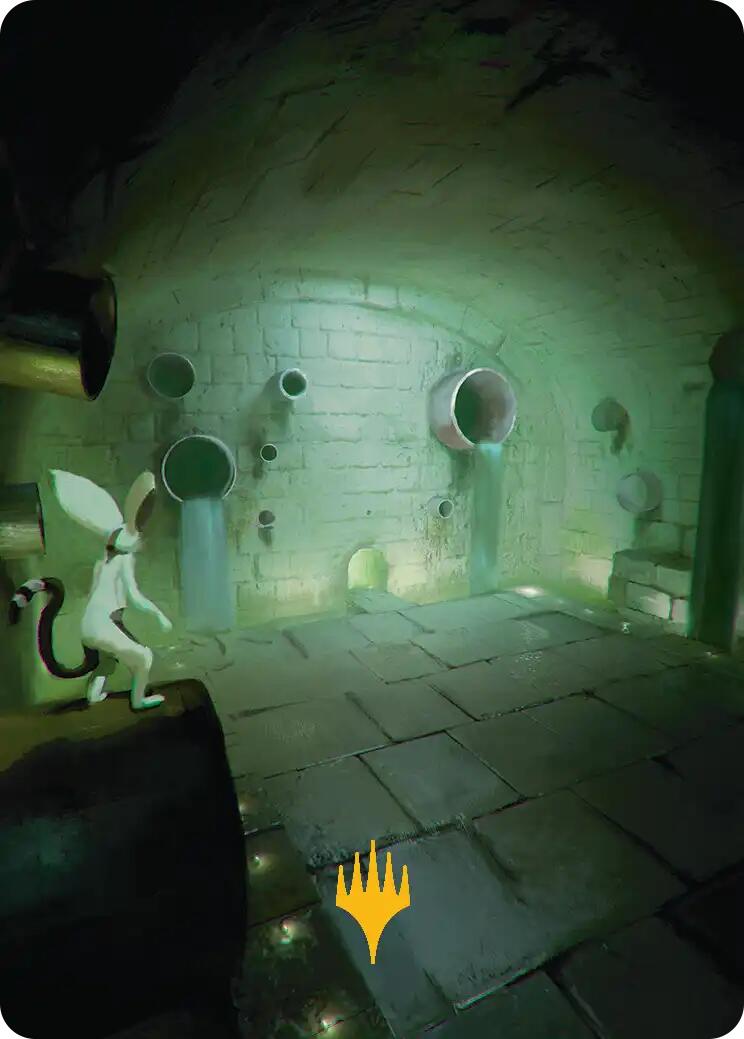 Swamp Art Card (Gold-Stamped Planeswalker Symbol) [Avatar: The Last Airbender Art Series] | Exor Games New Glasgow