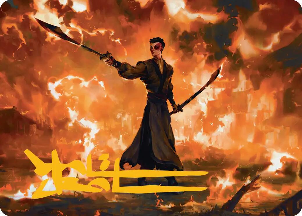Zuko, Conflicted Art Card (Gold-Stamped Signature) [Avatar: The Last Airbender Art Series] | Exor Games New Glasgow
