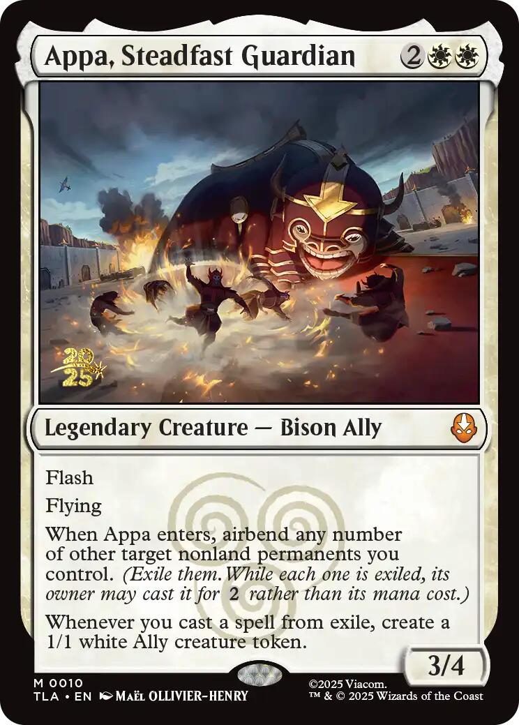 Appa, Steadfast Guardian [Avatar: The Last Airbender Prerelease Cards] | Exor Games New Glasgow