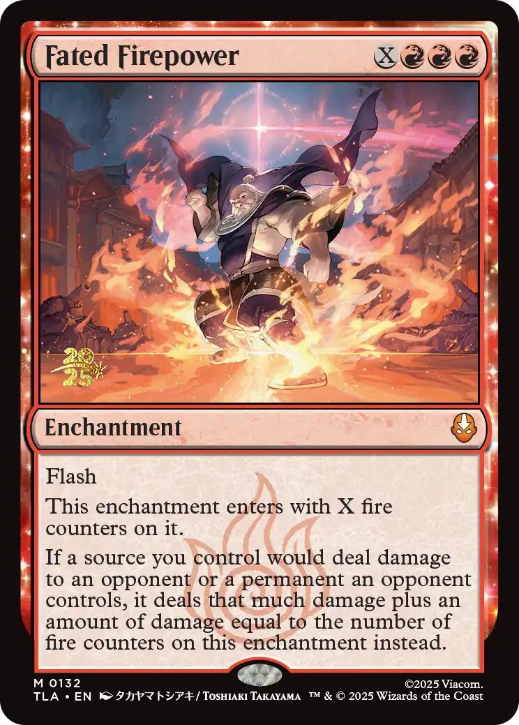 Fated Firepower [Avatar: The Last Airbender Prerelease Cards] | Exor Games New Glasgow