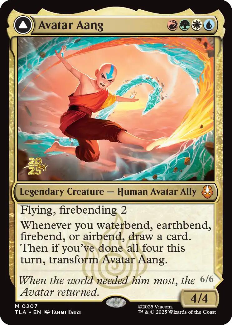 Avatar Aang [Avatar: The Last Airbender Prerelease Cards] | Exor Games New Glasgow