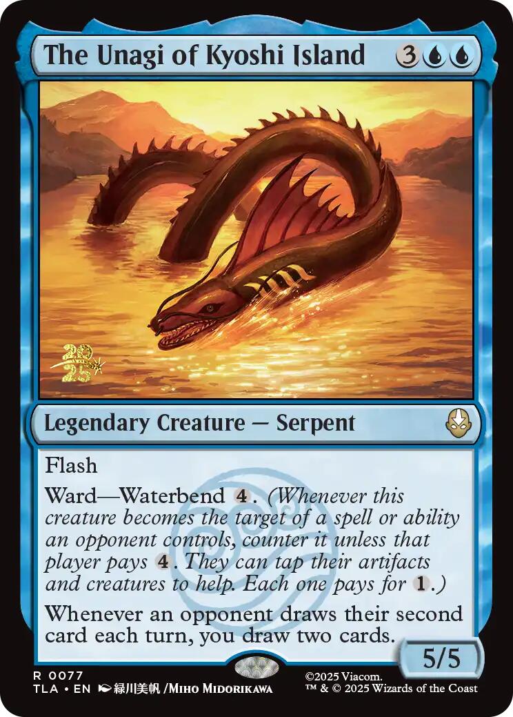 The Unagi of Kyoshi Island [Avatar: The Last Airbender Prerelease Cards] | Exor Games New Glasgow