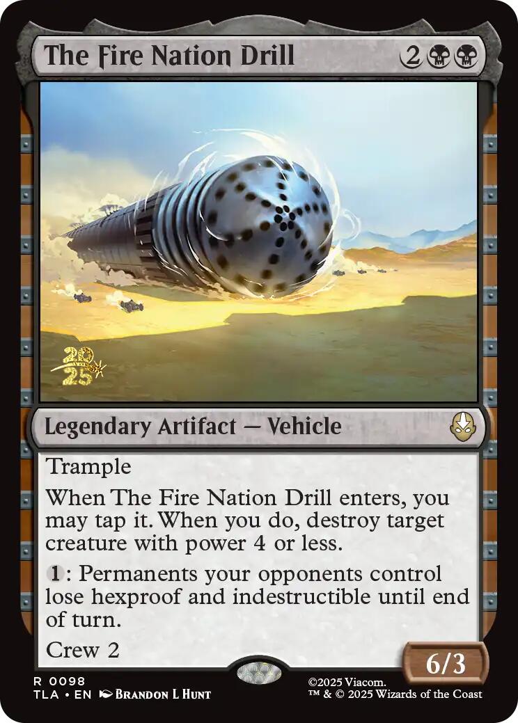The Fire Nation Drill [Avatar: The Last Airbender Prerelease Cards] | Exor Games New Glasgow