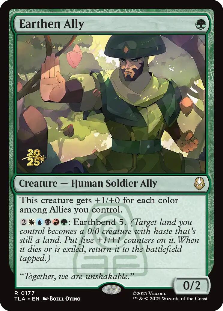 Earthen Ally [Avatar: The Last Airbender Prerelease Cards] | Exor Games New Glasgow