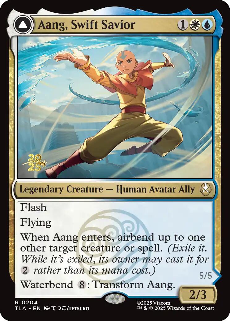 Aang, Swift Savior [Avatar: The Last Airbender Prerelease Cards] | Exor Games New Glasgow
