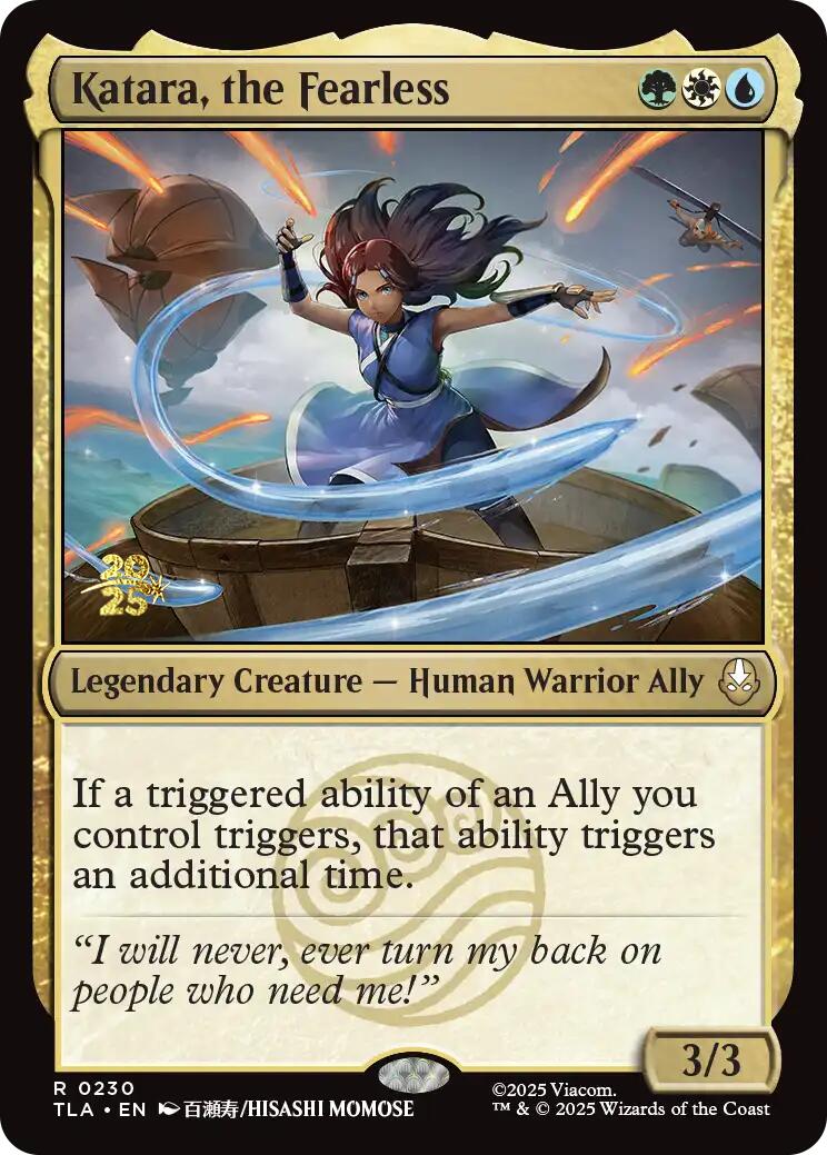 Katara, the Fearless [Avatar: The Last Airbender Prerelease Cards] | Exor Games New Glasgow