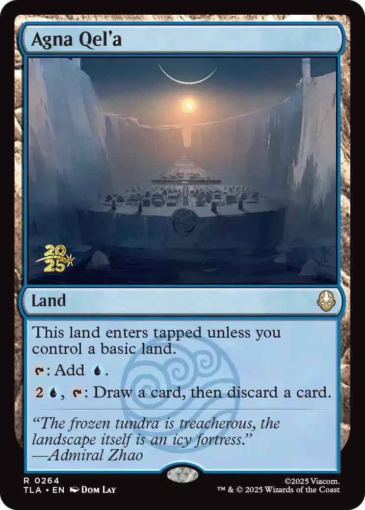 Agna Qel'a [Avatar: The Last Airbender Prerelease Cards] | Exor Games New Glasgow