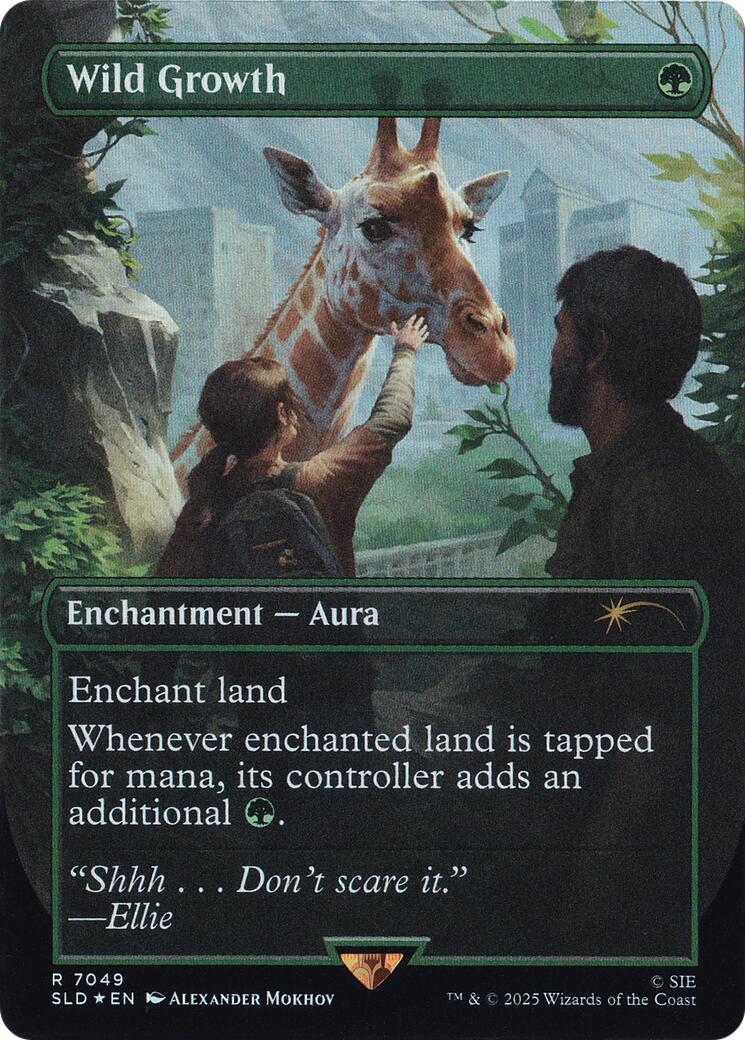 Wild Growth (Rainbow Foil) [Secret Lair Drop Series] | Exor Games New Glasgow